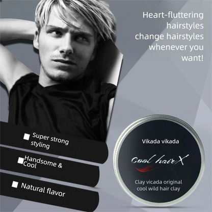 Long-lasting matte hair gel, hair styling wax