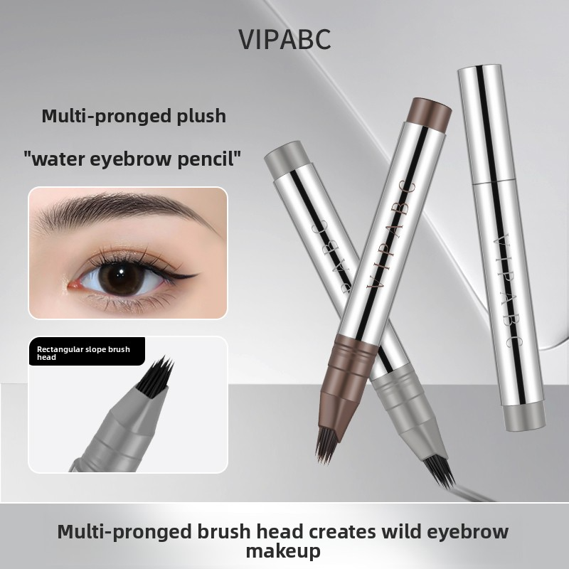 Eyebrow pencil with long-lasting waterproof distinct roots