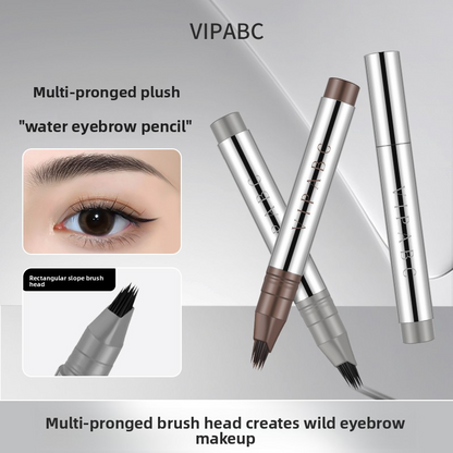 Eyebrow pencil with long-lasting waterproof distinct roots