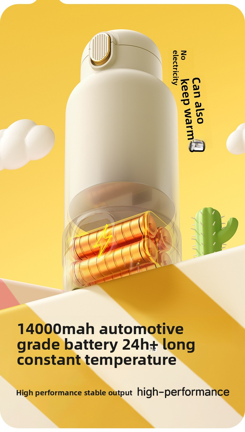 Wireless Thermal Cup for Wuke Milk, Quick Heating 18W, 6 Temperature Steps, Stainless Steel, 0.84kg, Portable for Travelers In other words, it's the same.