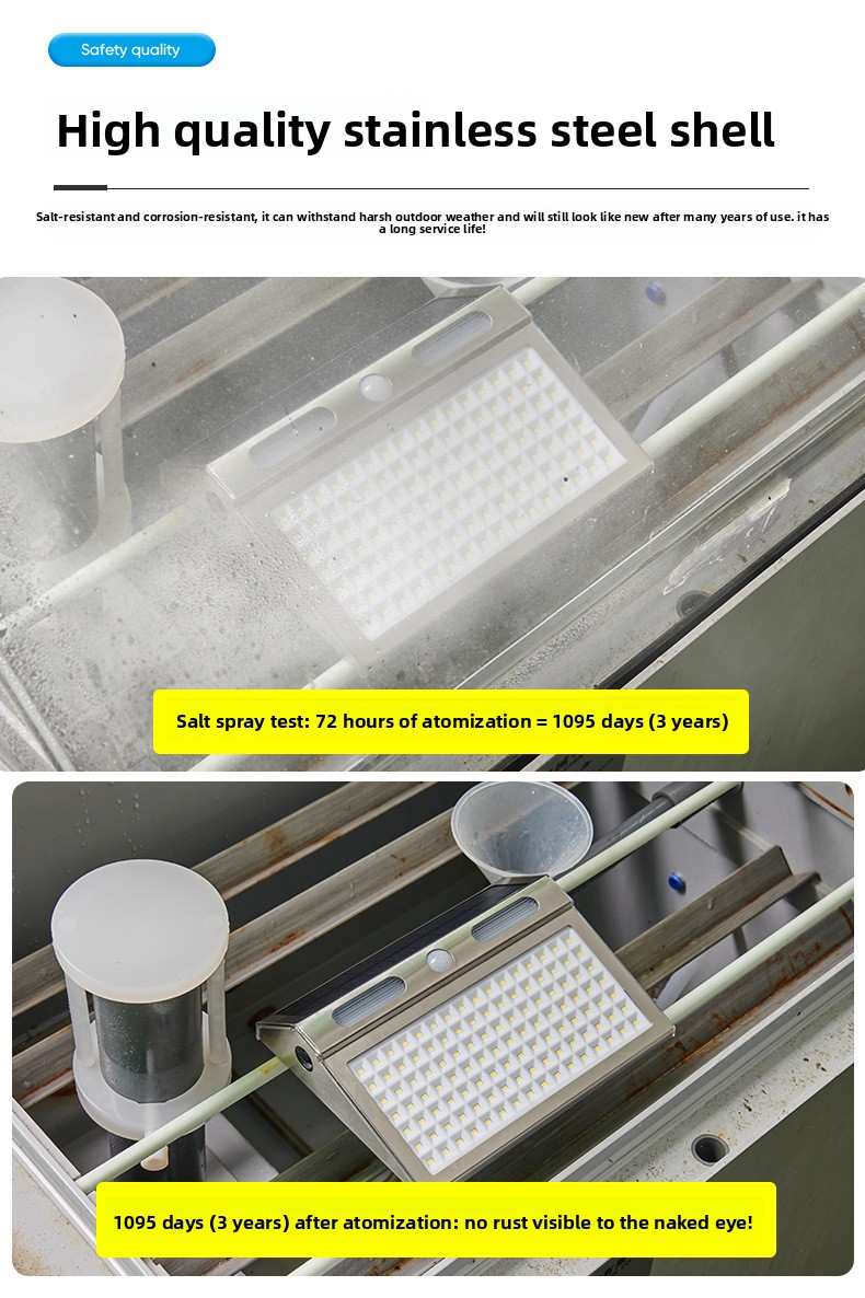 Solar Wall Lamp, 112LED 4-in-1 Motion Sensor, IP65 Waterproof, Outdoor Garden Gate Light, Auto On/Off, Super Bright
