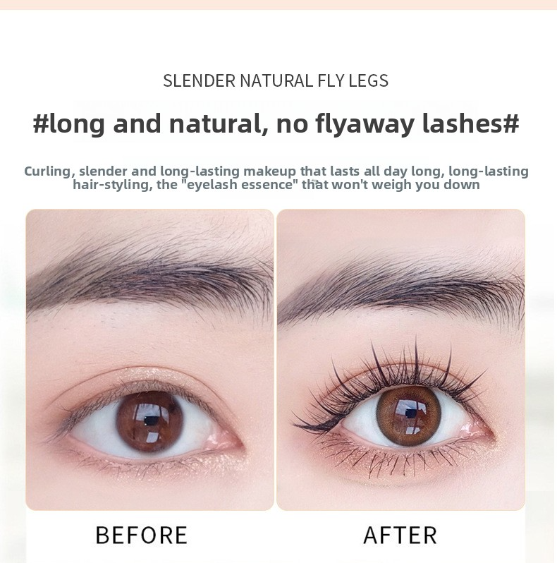 Color Mascara, Slim Brush for Extra Long & Curling Lashes, Waterproof & Sweat-Proof Formula, Smudge-Proof All-Day Wear vs Clumpy Mascara