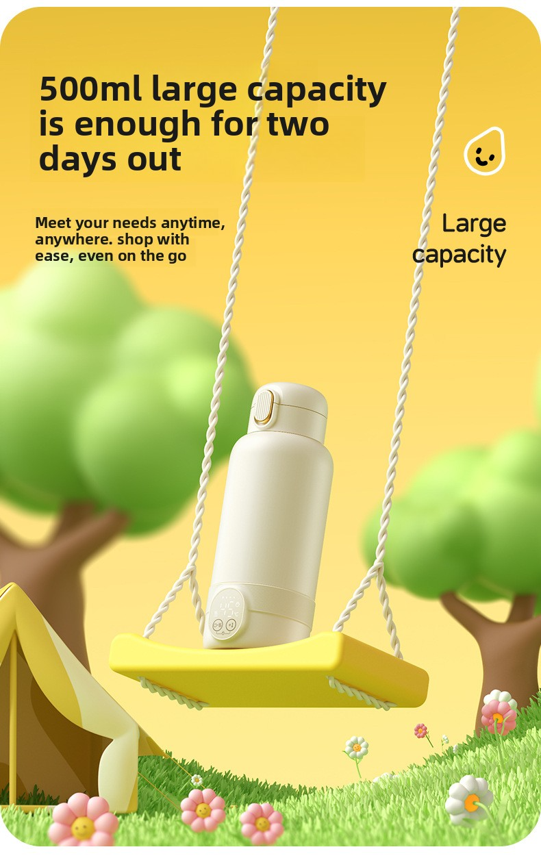 Wireless Thermal Cup for Wuke Milk, Quick Heating 18W, 6 Temperature Steps, Stainless Steel, 0.84kg, Portable for Travelers In other words, it's the same.