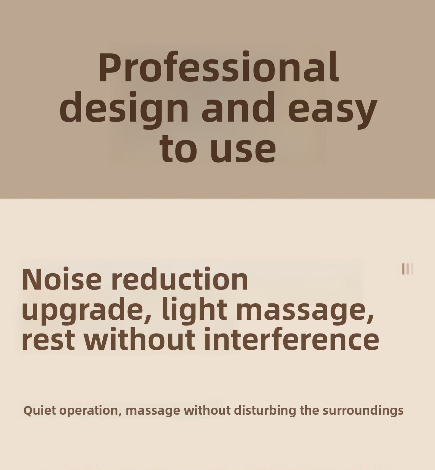 Neck and Shoulder Massage Pellet, with Friction and Heating, 6 Heads, 3 Speeds, Battery, YC-369C