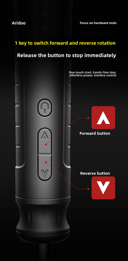 4.2V wireless electric screwdriver, 10Nm adjustable torque, accessory set, USB charging, 3 steps