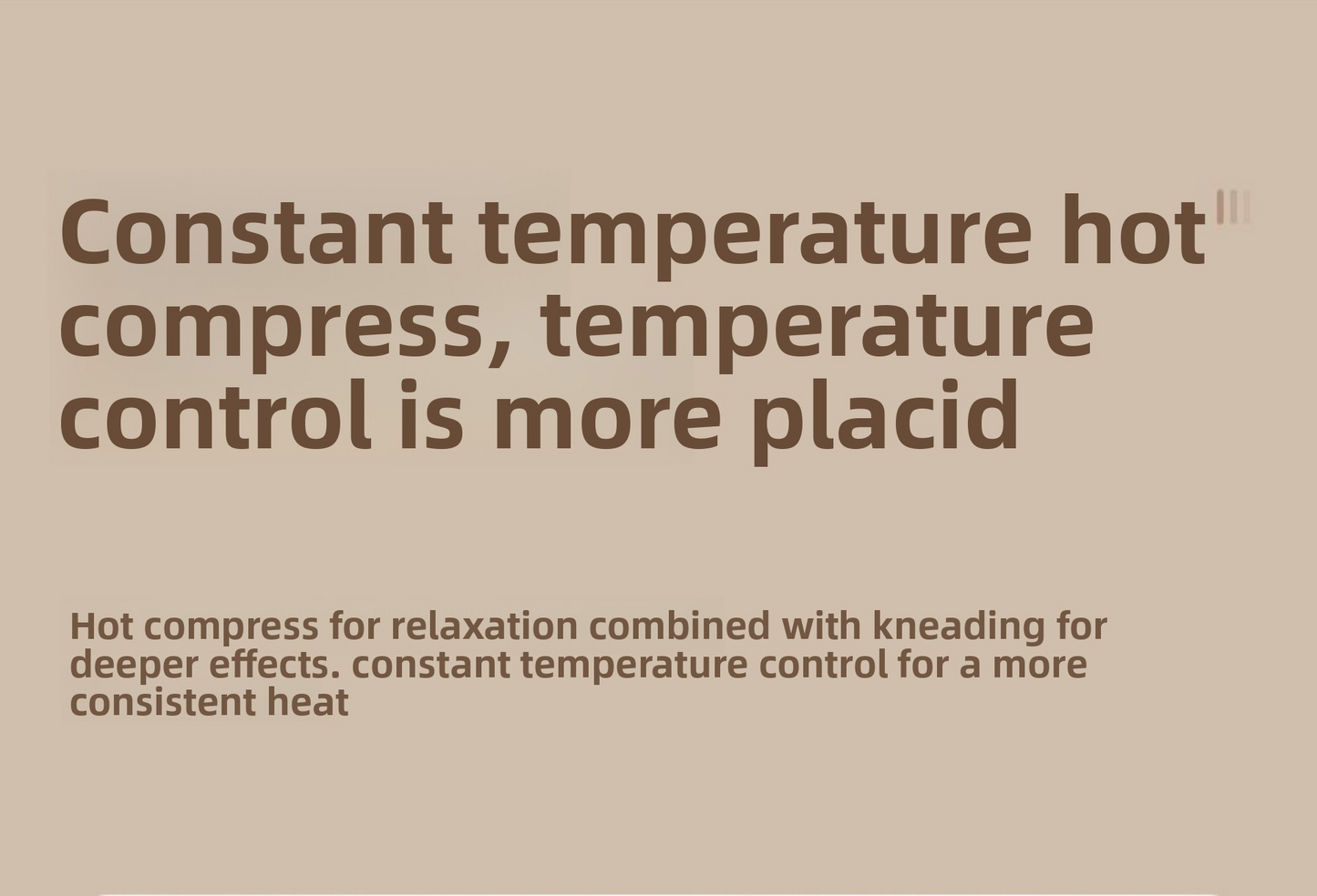 Neck and Shoulder Massage Pellet, with Friction and Heating, 6 Heads, 3 Speeds, Battery, YC-369C