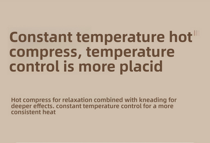 Neck and Shoulder Massage Pellet, with Friction and Heating, 6 Heads, 3 Speeds, Battery, YC-369C