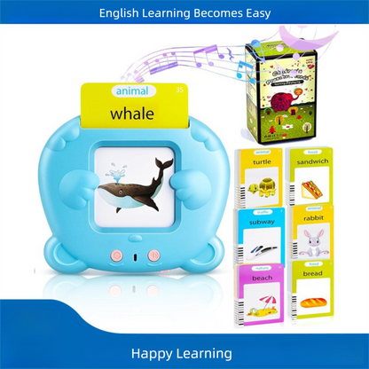 Educational toy speaking cards, 224 words, Montessori learning, gift for children 2-6 years old