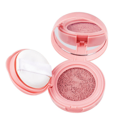 YAQINO creamy cheek mask, aerated texture, water and sweat resistant, natural finish, 3.2g, orange/pink