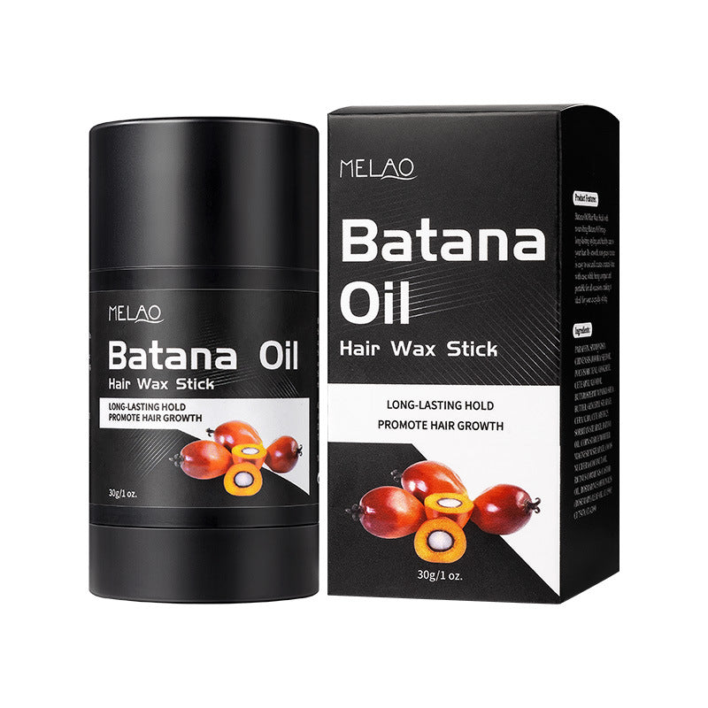 Batana Oil Hair Oil Stick, Smoothing and Repairing Damaged Tips, No Removal, Instant Moisturizing, Easy to Apply, For Home and Professional Use, Customizable Packaging, 30g