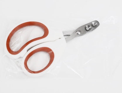 Cat Dog Nail Scissors, Safety Hole, Overcutting Prevention, Stainless Steel, Ergonomic, Easy to Use