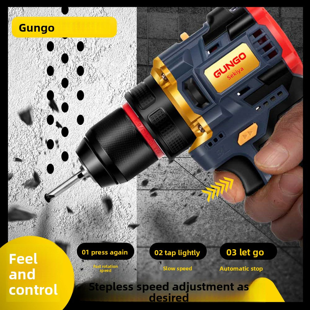 Multifunctional electric drill, charging drill