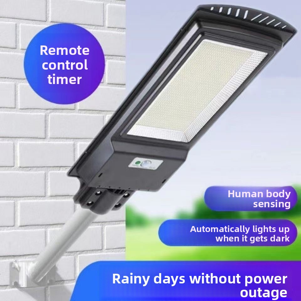 Outdoor LED Solar Lamp with Motion Sensor, 20W-40000W, IP67, for Courtyard and Garden