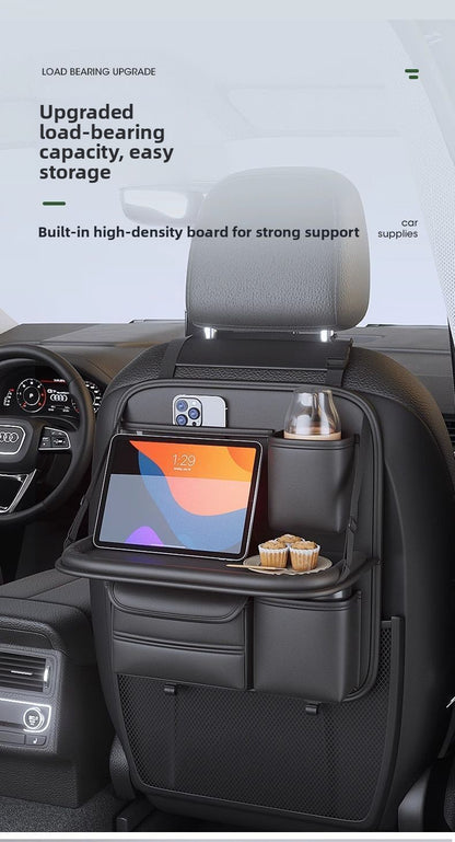 Car Seat Back Storage Rack Seat Back Organizer Bag Child Car Rear Seat Folding Table Car Small Table Portable