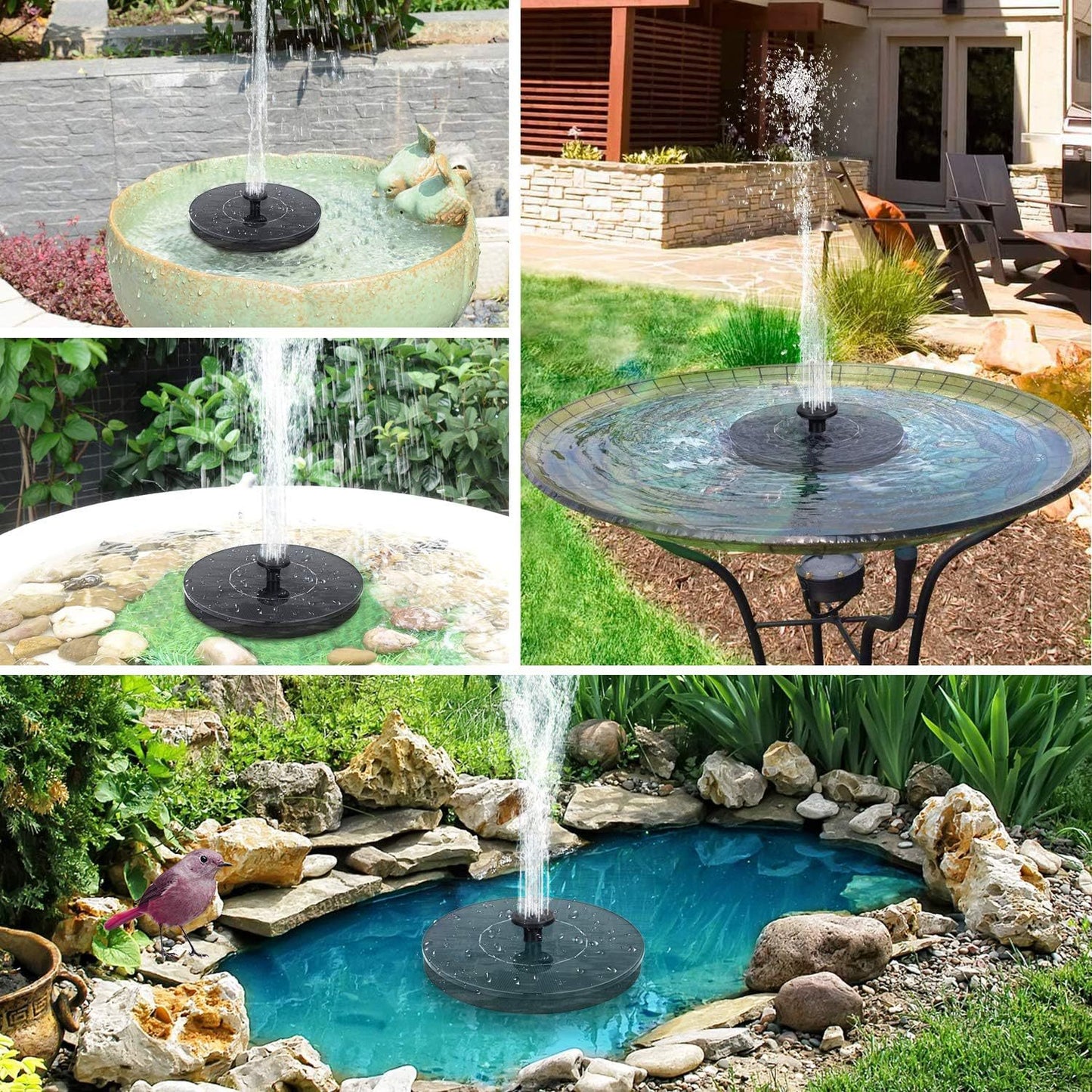 Turn Any Bird Bath into a Mini Fountain – No Electricity, No Batteries, No Monthly Bills