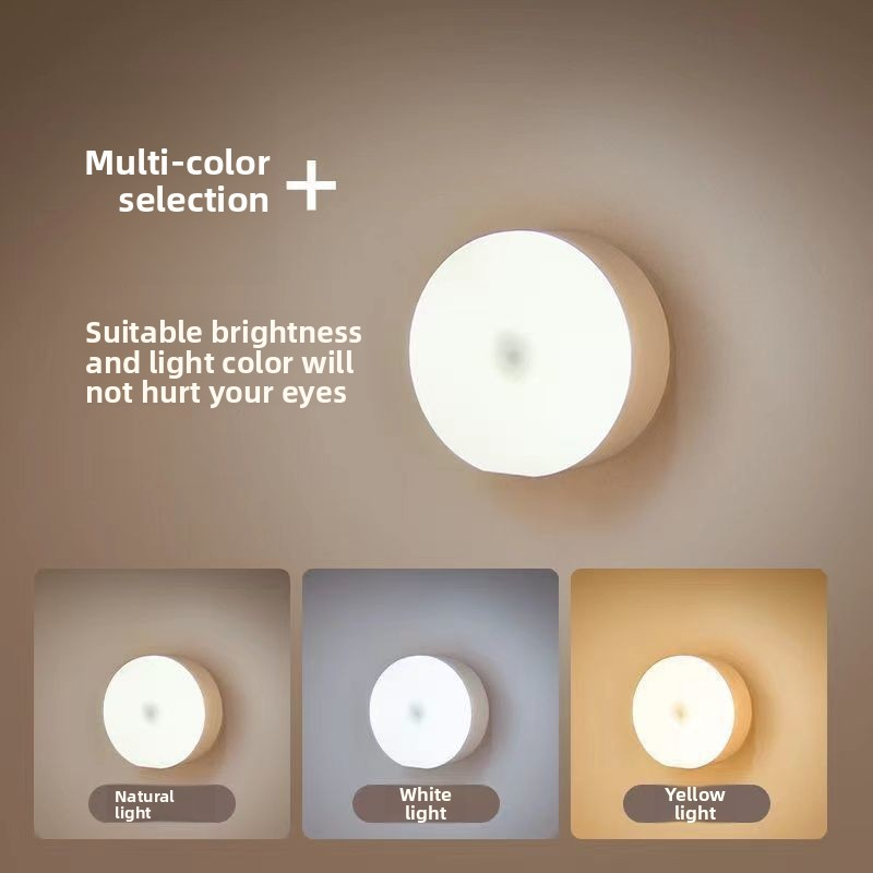 Smart key-activated eye-friendly wireless charge adhesive LED lamp