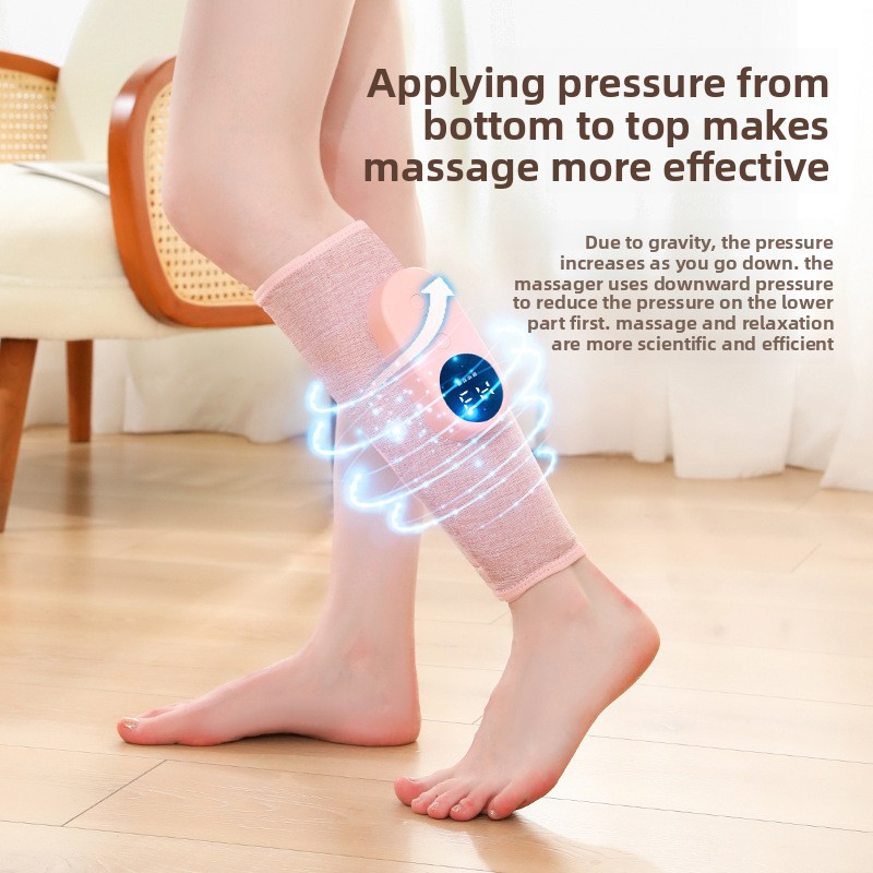 Calf massager, air wave electric air pressure unblocking device, multi-functional leg massager, constant temperature hot compress leg beauty device
