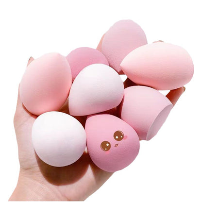Super Soft Makeup Sponge Set, Latex-Free Beauty Blender for Flawless Foundation, Wet&Dry Dual Use, No Absorption No Crumbs, Bouncy Blend vs Brush Streaks, 4pcs Travel Box, Pink