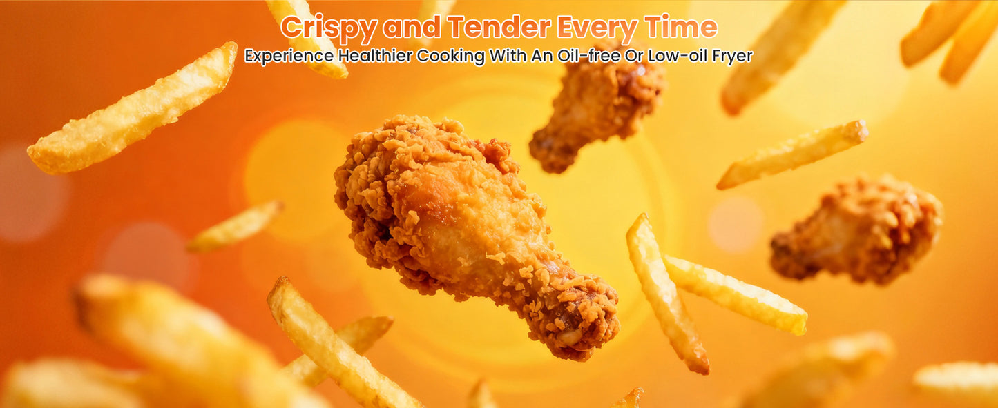 New multi-functional visual air fryer, air fryer and oven combo, touch control, large capacity 4L - 25L available, three-dimensional hot air baking, global voltage for European, American and British standards, stainless steel inner pot, 12-month warranty.