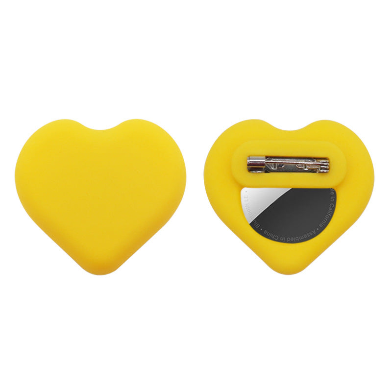 Child and pet Locator tracter Silicone Protection Case  - AirTag Love Design Pin