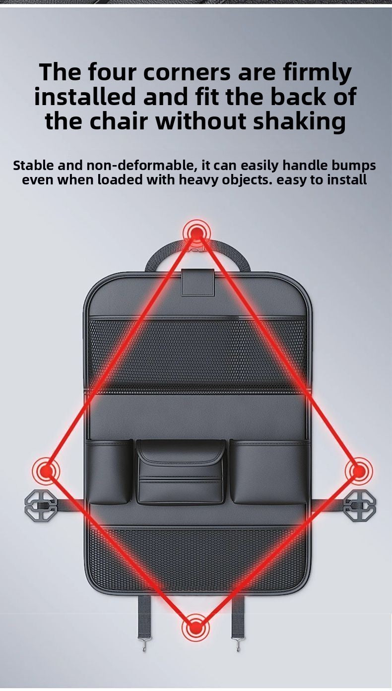 Car Seat Back Storage Rack Seat Back Organizer Bag Child Car Rear Seat Folding Table Car Small Table Portable