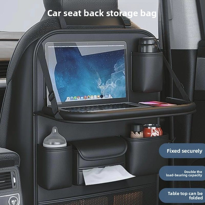 Car Seat Back Storage Rack Seat Back Organizer Bag Child Car Rear Seat Folding Table Car Small Table Portable