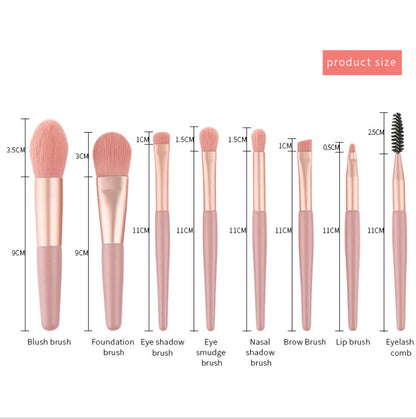 Makeup Brush Set, Premium Synthetic Foundation Brushes, Professional Powder Blush Eyeshadow Blending Tool Kit with Storage Pouch, Cruelty-Free for Beginner & Travel