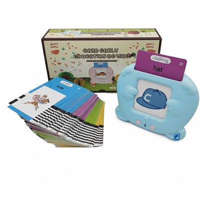 Educational toy speaking cards, 224 words, Montessori learning, gift for children 2-6 years old