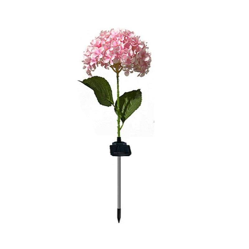 Solar Hydrangea Lantern, IP65 Waterproof, Auto On/Off at Dusk, 6-12H Lighting, 1-3㎡ Coverage, Stainless Steel, Outdoor Garden Decoration