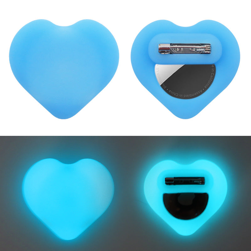 Child and pet Locator tracter Silicone Protection Case  - AirTag Love Design Pin