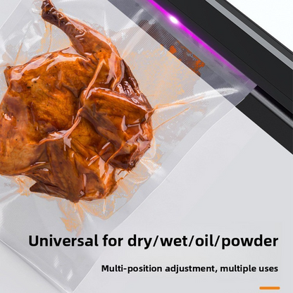 Automatic wet and dry vacuum sealer, 30 cm sealing width, 85 kPa vacuum, 120 W power, one-button operation, portable (35 x 11 x 5.5 cm) – Keeps food fresh 5 times longer!