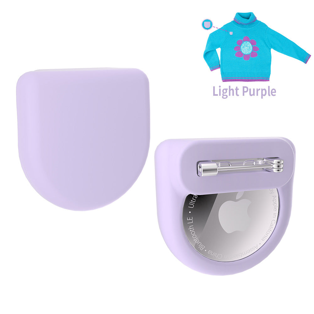 Child and pet Locator tracter Silicone Protection Case  - AirTag Love Design Pin
