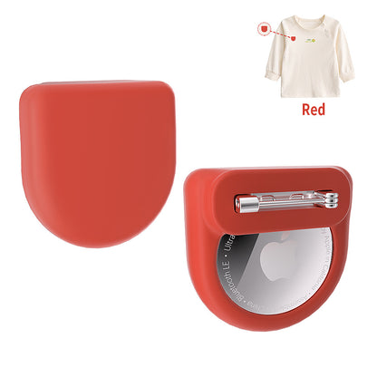 Child and pet Locator tracter Silicone Protection Case  - AirTag Love Design Pin