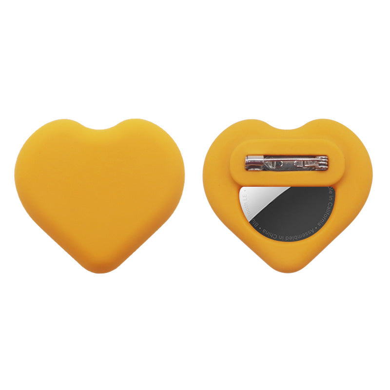 Child and pet Locator tracter Silicone Protection Case  - AirTag Love Design Pin