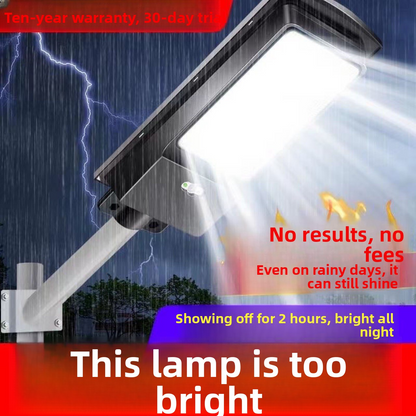 Outdoor LED Solar Lamp with Motion Sensor, 20W-40000W, IP67, for Courtyard and Garden