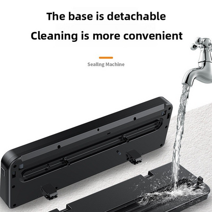 Automatic wet and dry vacuum sealer, 30 cm sealing width, 85 kPa vacuum, 120 W power, one-button operation, portable (35 x 11 x 5.5 cm) – Keeps food fresh 5 times longer!