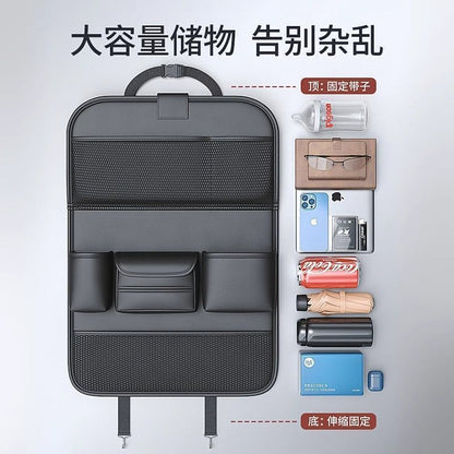 Car Seat Back Storage Rack Seat Back Organizer Bag Child Car Rear Seat Folding Table Car Small Table Portable
