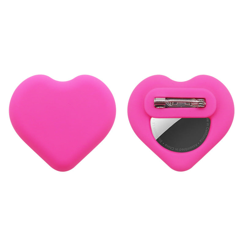 Child and pet Locator tracter Silicone Protection Case  - AirTag Love Design Pin