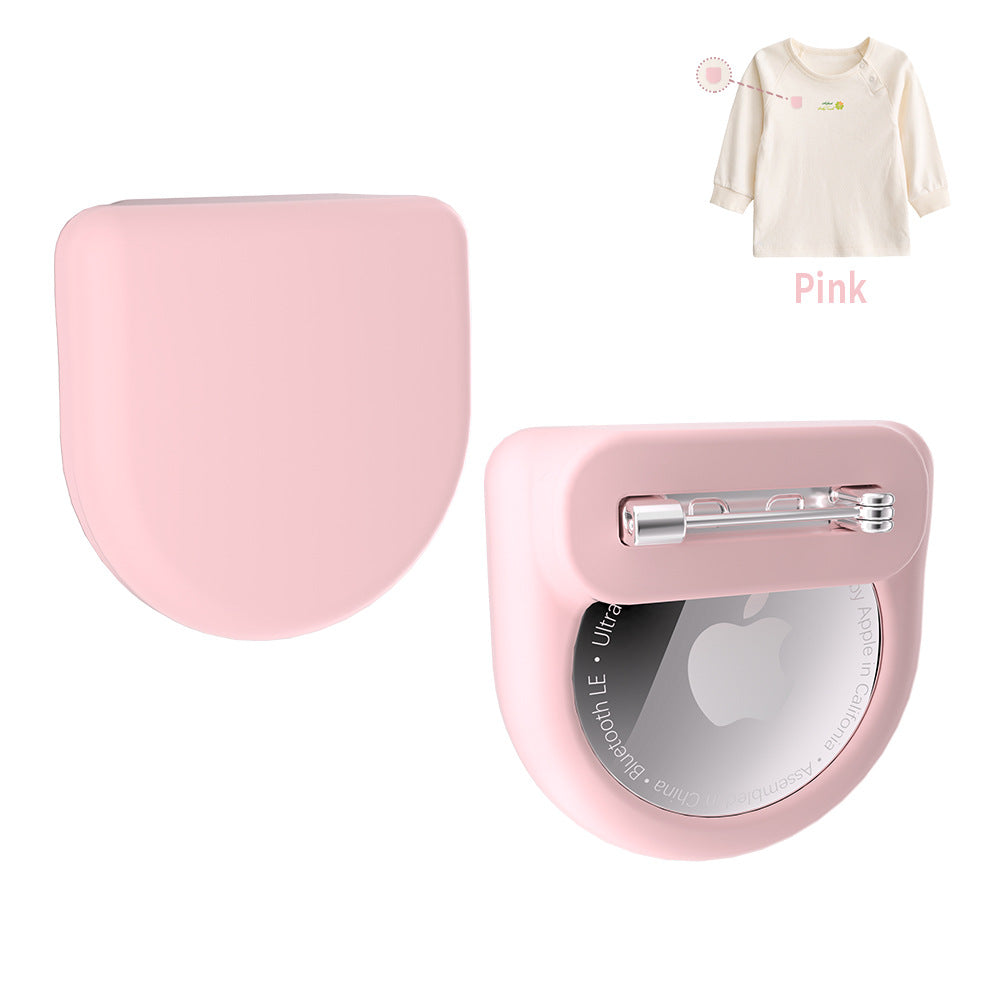 Child and pet Locator tracter Silicone Protection Case  - AirTag Love Design Pin