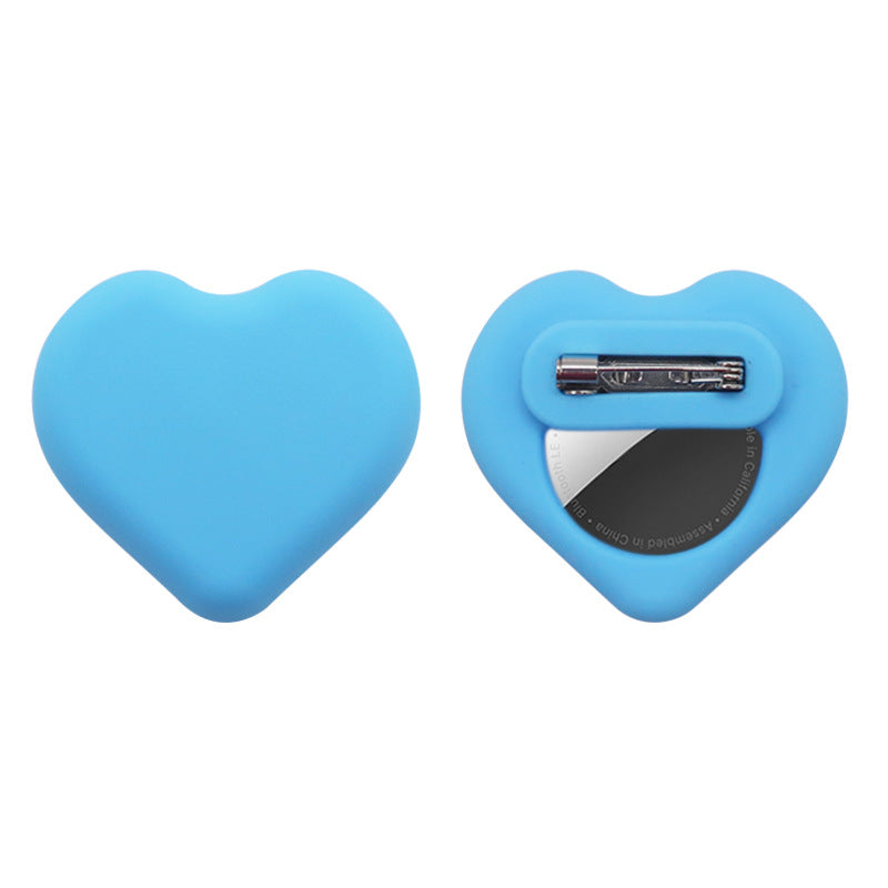 Child and pet Locator tracter Silicone Protection Case  - AirTag Love Design Pin