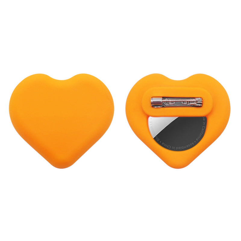 Child and pet Locator tracter Silicone Protection Case  - AirTag Love Design Pin