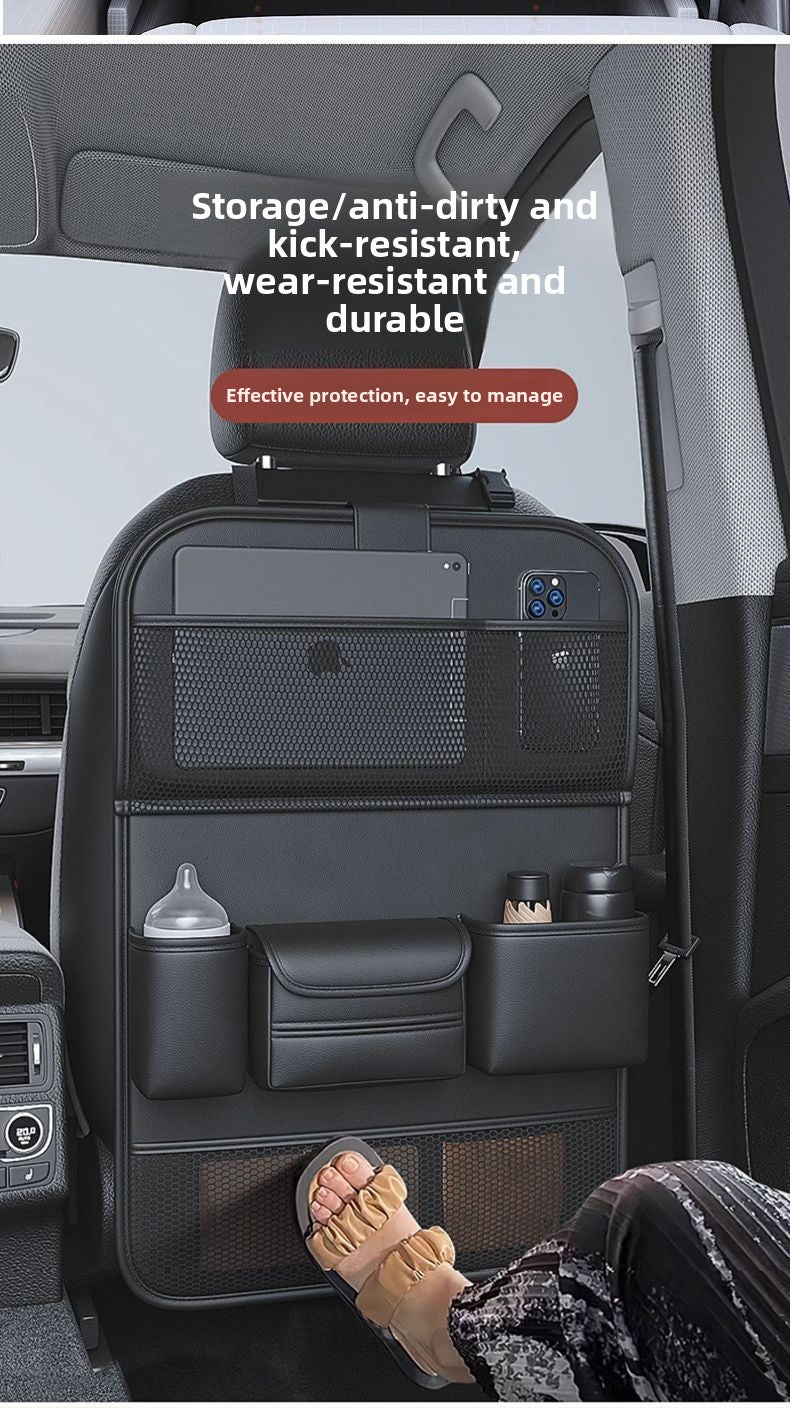 Car Seat Back Storage Rack Seat Back Organizer Bag Child Car Rear Seat Folding Table Car Small Table Portable