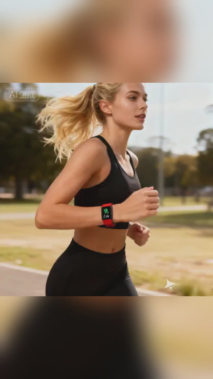 Smart waterproof watch show heart rate & blood pressure